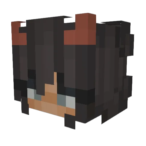 chunkystew Minecraft avatar head, 3D render