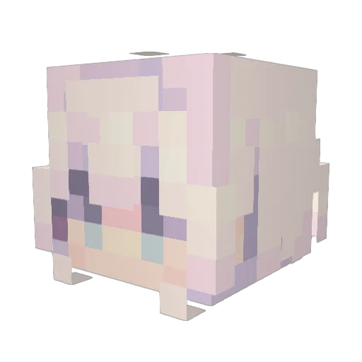 chunnkey Minecraft avatar head, 3D render