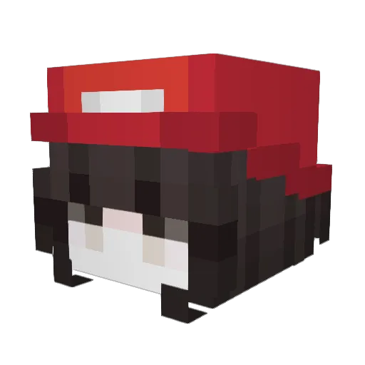 chunzhiran Minecraft avatar head, 3D render