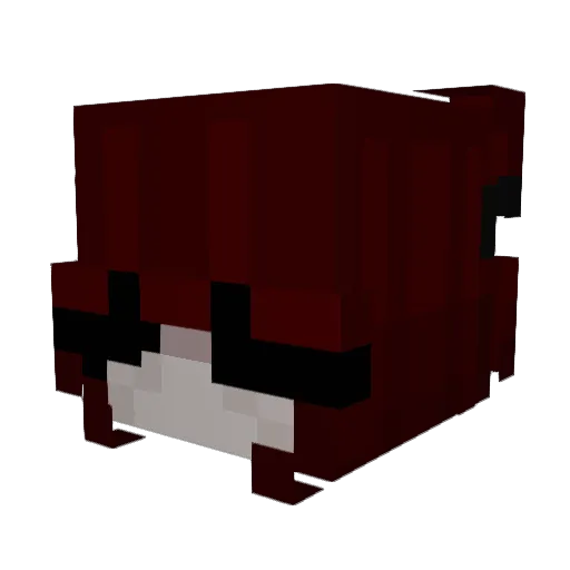 chupacabr1ta Minecraft avatar head, 3D render