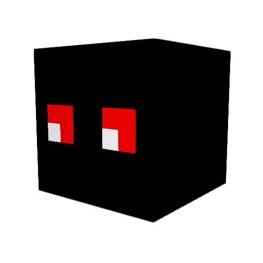 chupamama Minecraft avatar head, 3D render