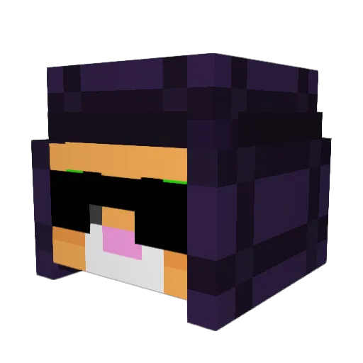churrito007 Minecraft avatar head, 3D render