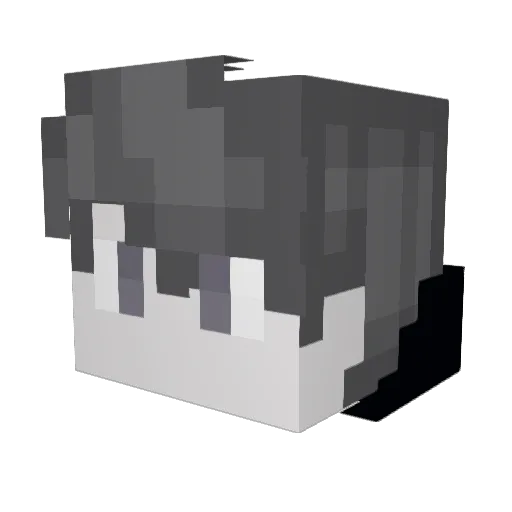 chusito_ Minecraft avatar head, 3D render
