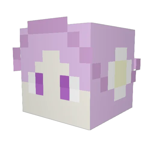 chuwashere_ Minecraft avatar head, 3D render