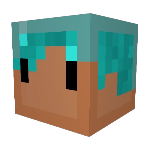 chuy334 Minecraft avatar head, 3D render