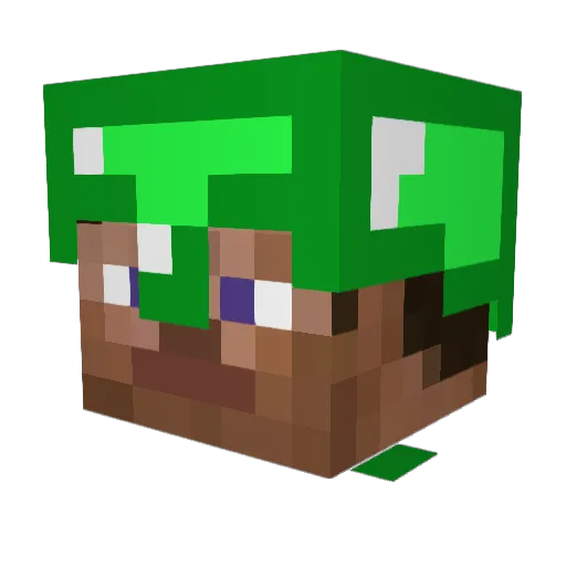 chuy91337 Minecraft avatar head, 3D render