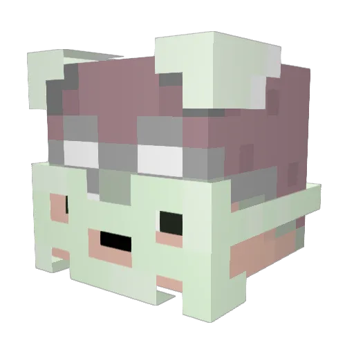 chvri Minecraft avatar head, 3D render