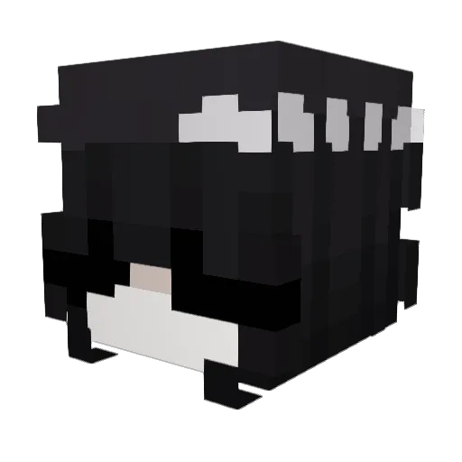 chvrrie Minecraft avatar head, 3D render