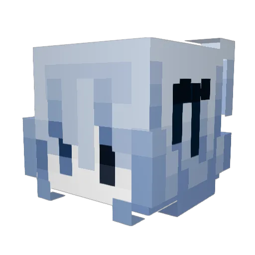 chwlseaisback Minecraft avatar head, 3D render