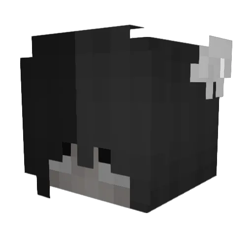chxhlotte Minecraft avatar head, 3D render