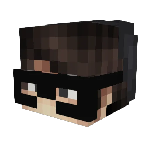 chxmot Minecraft avatar head, 3D render
