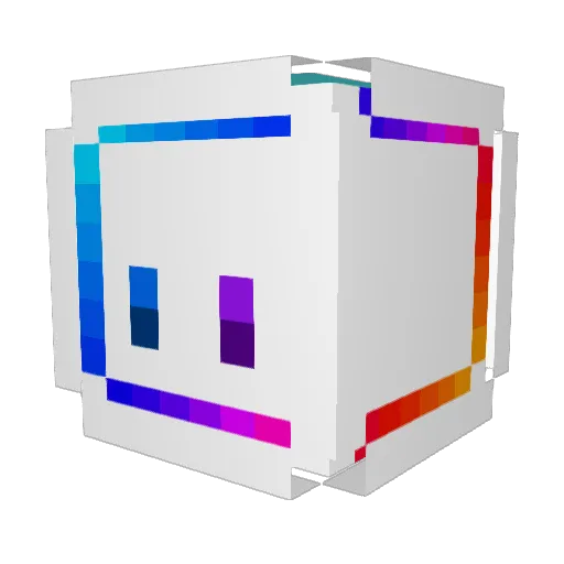 chxne Minecraft avatar head, 3D render