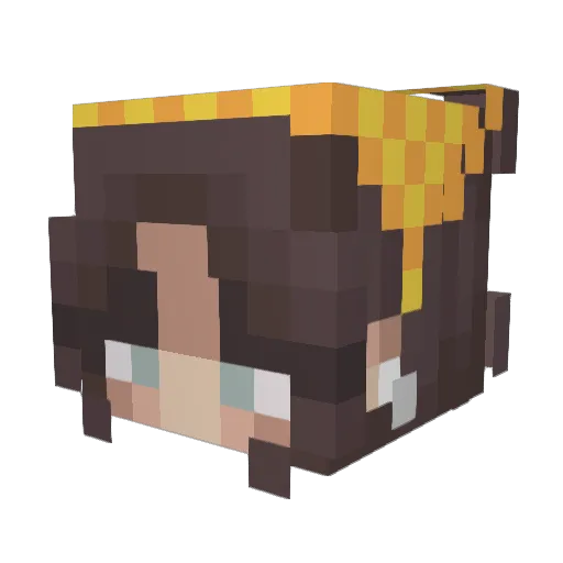 chxrrynesa Minecraft avatar head, 3D render