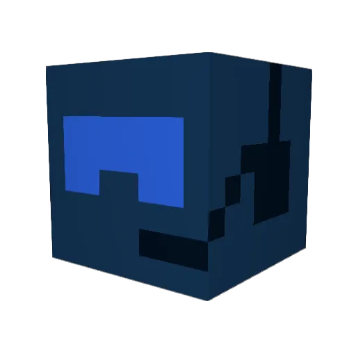 chxto_ Minecraft avatar head, 3D render