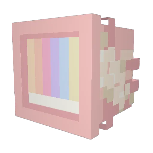 chxxto Minecraft avatar head, 3D render