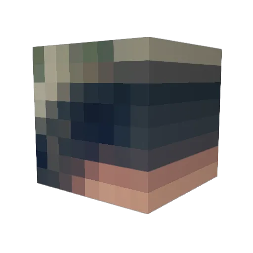 chxys Minecraft avatar head, 3D render
