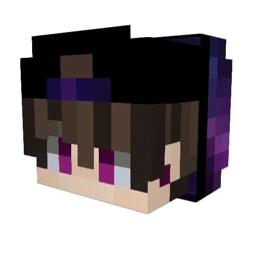 chy_king Minecraft avatar head, 3D render