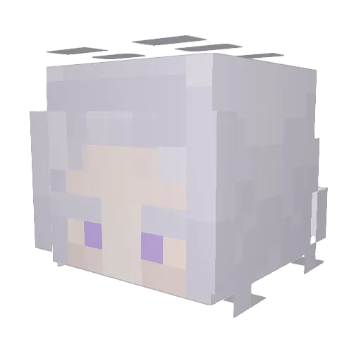 chyall Minecraft avatar head, 3D render