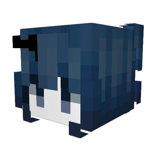 chyeomajeullae Minecraft avatar head, 3D render