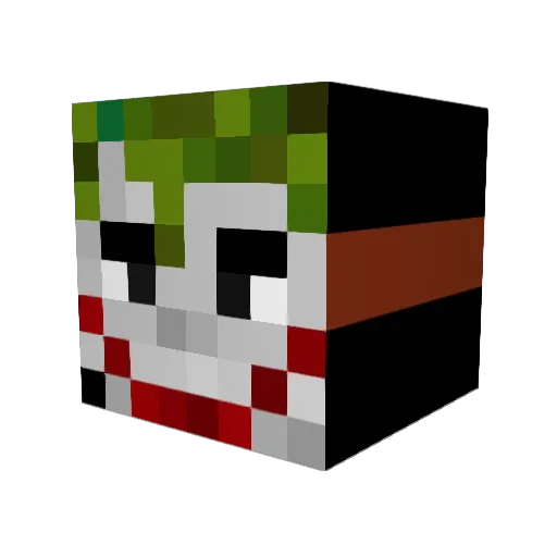 chylka Minecraft avatar head, 3D render