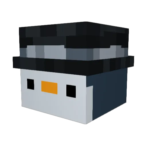chyungspice Minecraft avatar head, 3D render