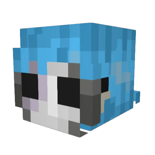 chyvak_ Minecraft avatar head, 3D render