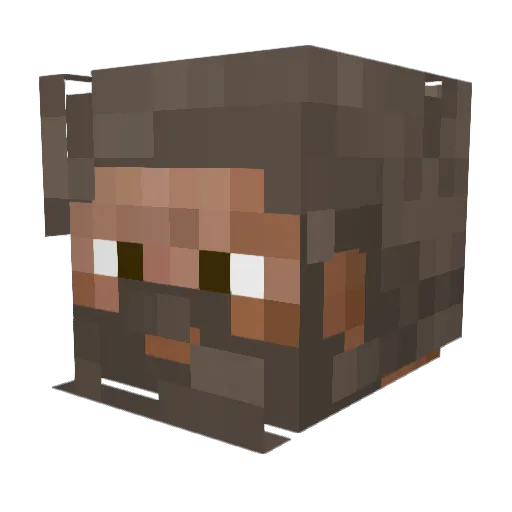 ci31 Minecraft avatar head, 3D render