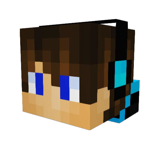 cia2000 Minecraft avatar head, 3D render