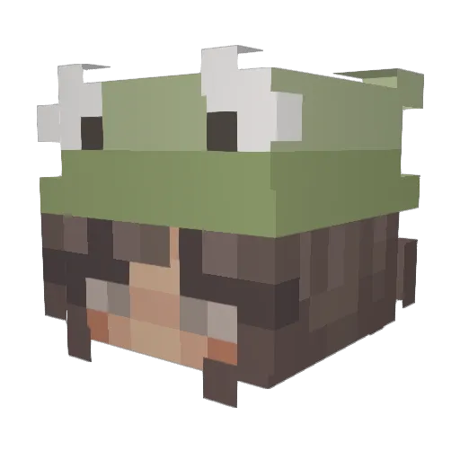 cialuxz Minecraft avatar head, 3D render