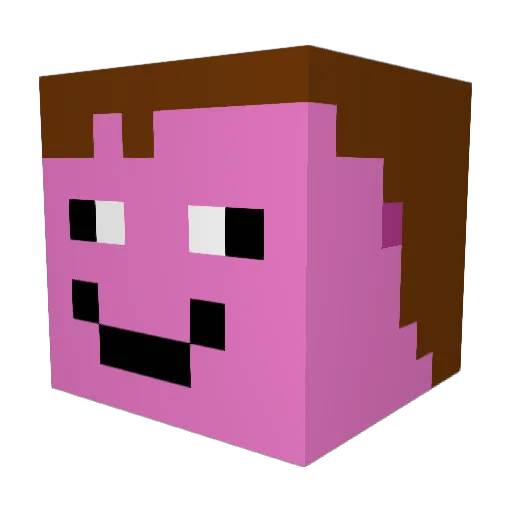 ciambe04 Minecraft avatar head, 3D render