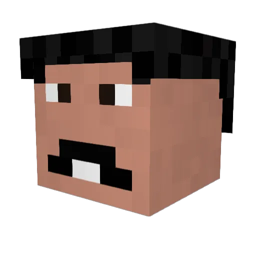 cianacus Minecraft avatar head, 3D render