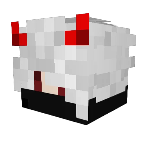 cianator Minecraft avatar head, 3D render