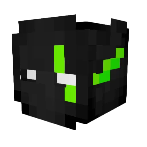 ciapciok Minecraft avatar head, 3D render