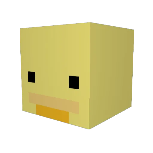ciathebean Minecraft avatar head, 3D render