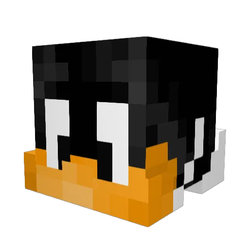 cibba Minecraft avatar head, 3D render