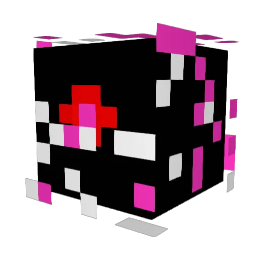 cibere Minecraft avatar head, 3D render