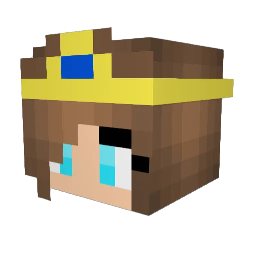 cic2025 Minecraft avatar head, 3D render