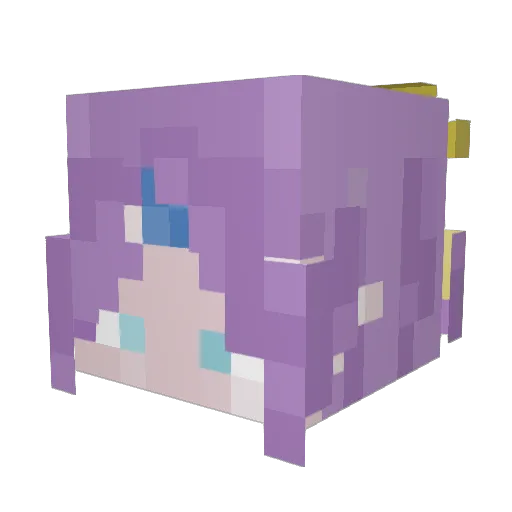 cica258 Minecraft avatar head, 3D render
