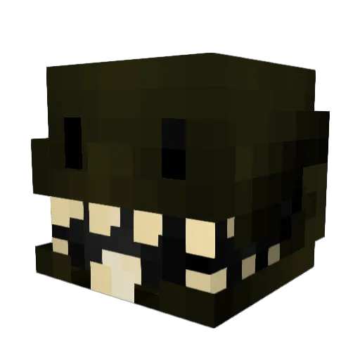 cicpuls Minecraft avatar head, 3D render