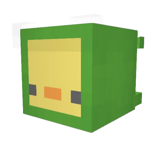 cider_champ Minecraft avatar head, 3D render
