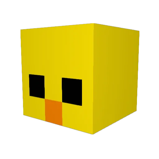 cider_star Minecraft avatar head, 3D render