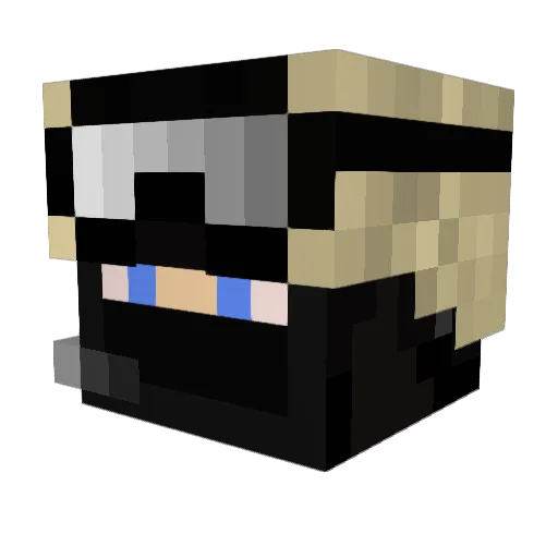 cidhawk Minecraft avatar head, 3D render