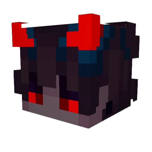 cidou12 Minecraft avatar head, 3D render