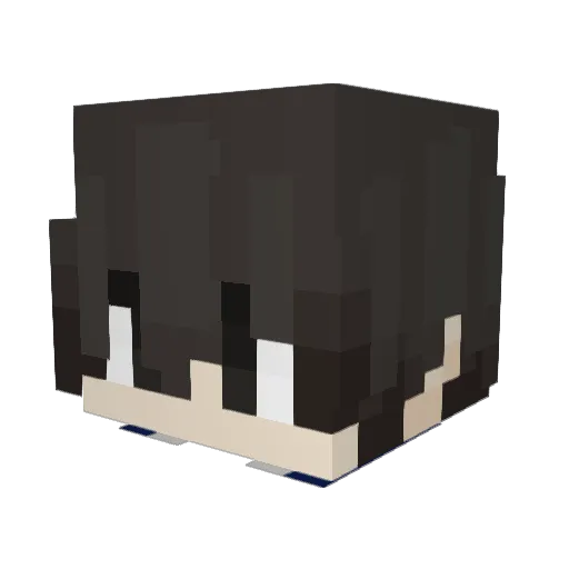 cidxx1_1 Minecraft avatar head, 3D render