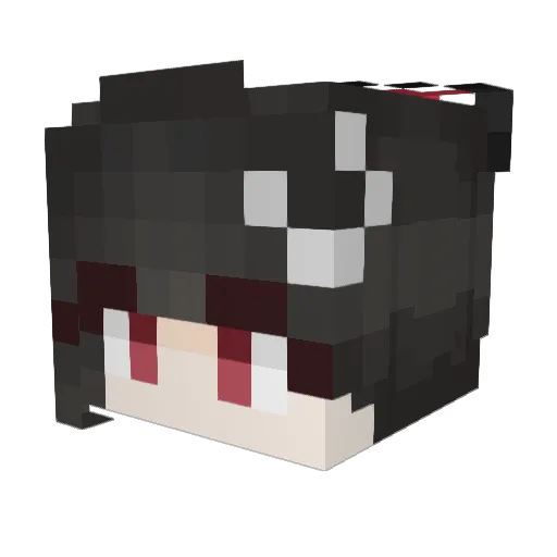 cielarko Minecraft avatar head, 3D render