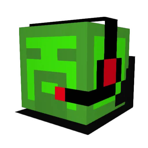 cieloazur Minecraft avatar head, 3D render