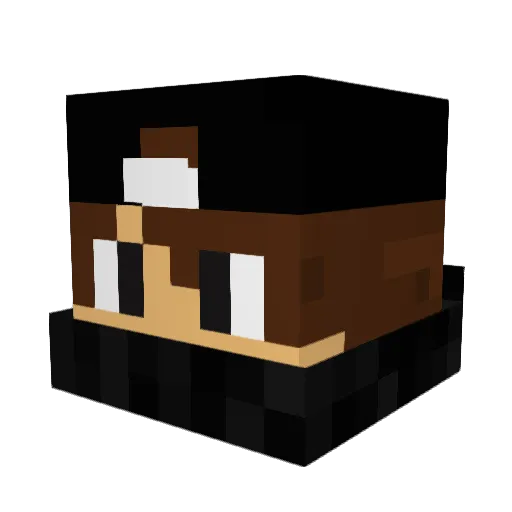 cienmocy Minecraft avatar head, 3D render