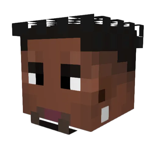 ciggyondeck Minecraft avatar head, 3D render