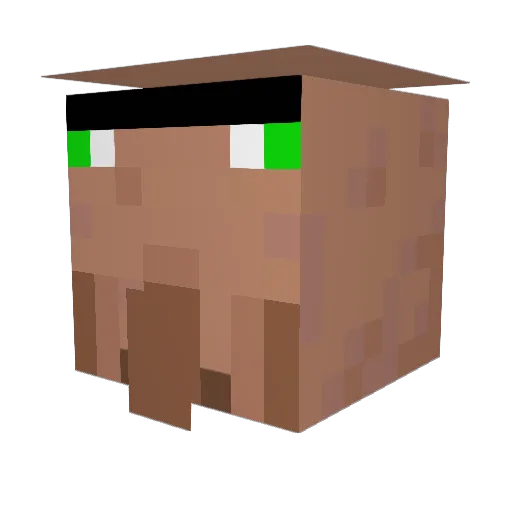 cigies00 Minecraft avatar head, 3D render