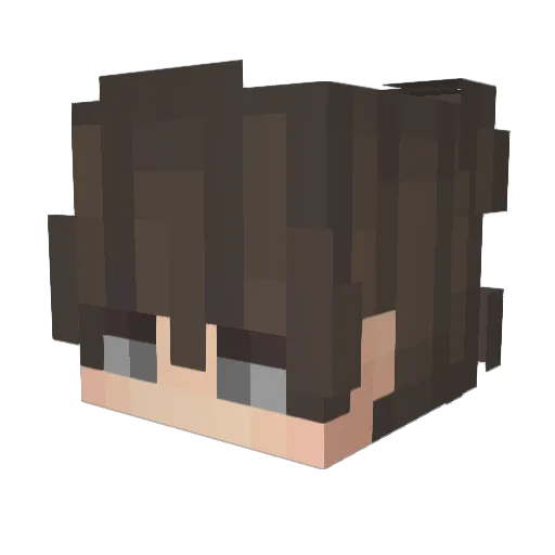 ciiww Minecraft avatar head, 3D render